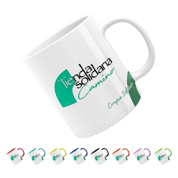 diseño (blanca grande) taza personalizada cerámica