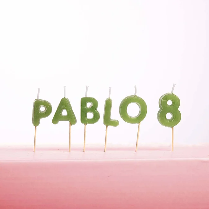 Capa 32 velas cumpleaños personalizadas
