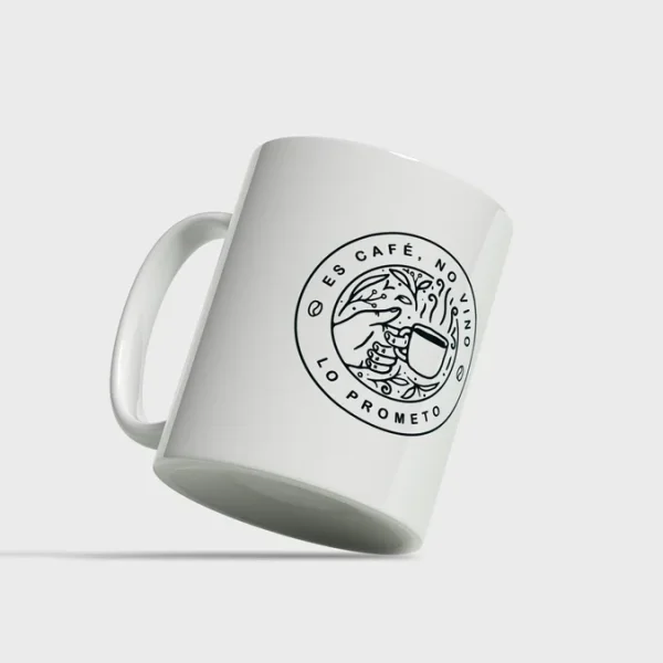taza con mensaje