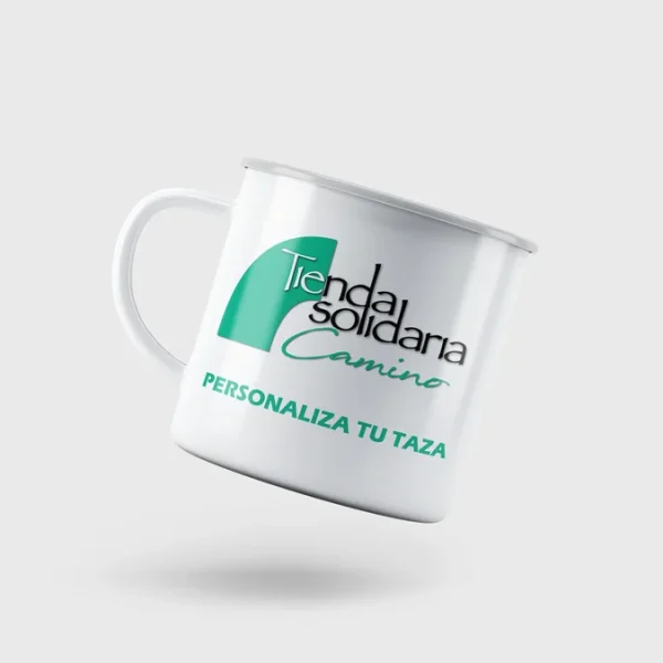 taza metálica personalizada