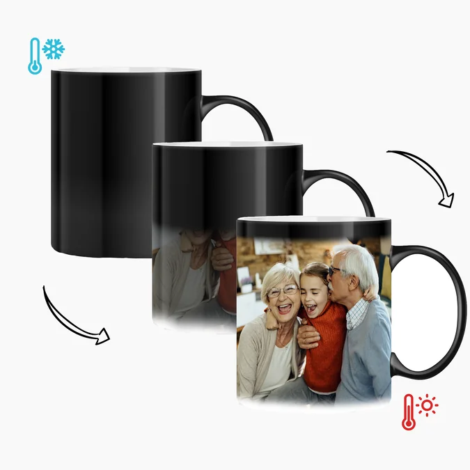 tres tazas mágicas taza mágica personalizable